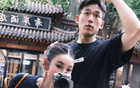 享受假期，陸文博西安游照