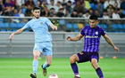 深圳新鵬城勝天津津門虎，杜加利奇頭球制勝。